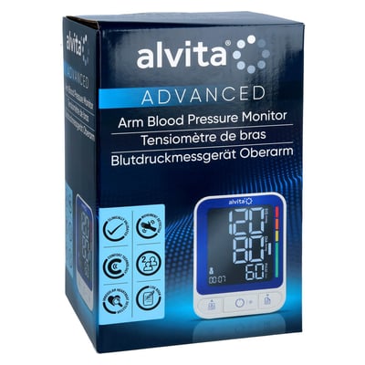 Alvita Oberarm-Blutdruckmessgerät Advanced