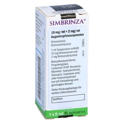 Simbrinza 10 mg/ml+2 mg/ml Augentropfensusp.