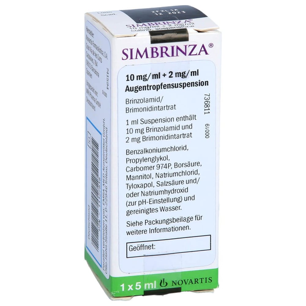 Simbrinza 10mg/ml+2mg/ml Augentropfensusp.