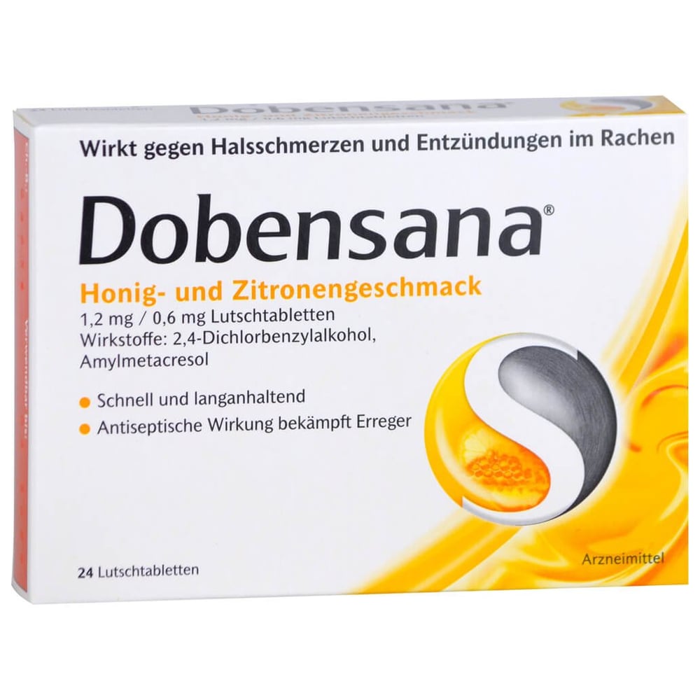 Dobensana Honig- und Zitronengeschmack 1,2 mg/0,6 mg