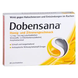 Dobensana Honig- und Zitronengeschmack 1,2 mg/0,6 mg