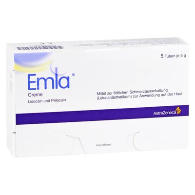 Emla 25 mg/g + 25 mg/g Produktbild 1