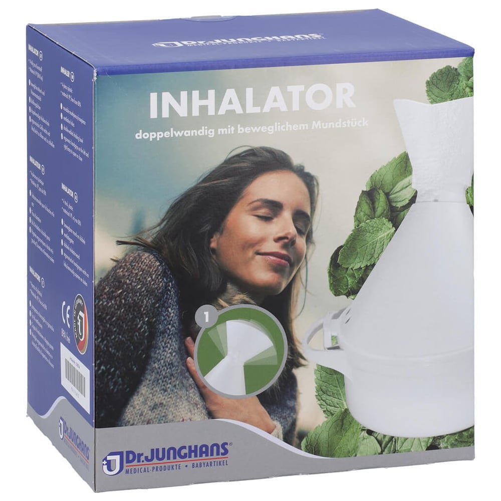 Inhalator Kunststoff doppelwandig bewegl.Mundstück