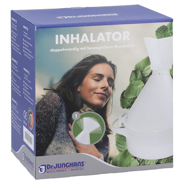 Inhalator Kunststoff doppelwandig bewegl.Mundstück