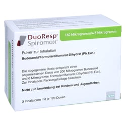 DuoResp Spiromax 160 Mikrogramm/4,5 Mikrogramm/Dosis