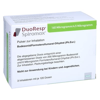 DuoResp Spiromax 160 Mikrogramm/4,5 Mikrogramm/Dosis