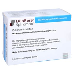 DuoResp Spiromax 320 Mikrogramm/9 Mikrogramm/Dosis