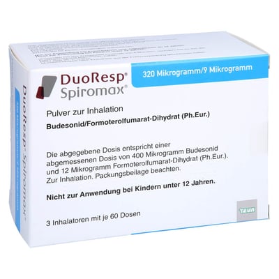 DuoResp Spiromax 320 Mikrogramm/9 Mikrogramm/Dosis