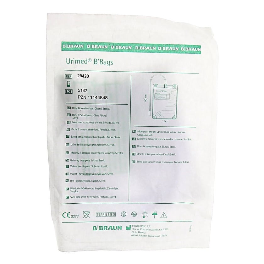 Urin Beutel 1.5 L Ablauf steril