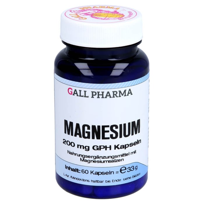 Magnesium 200mg Gph Kaps