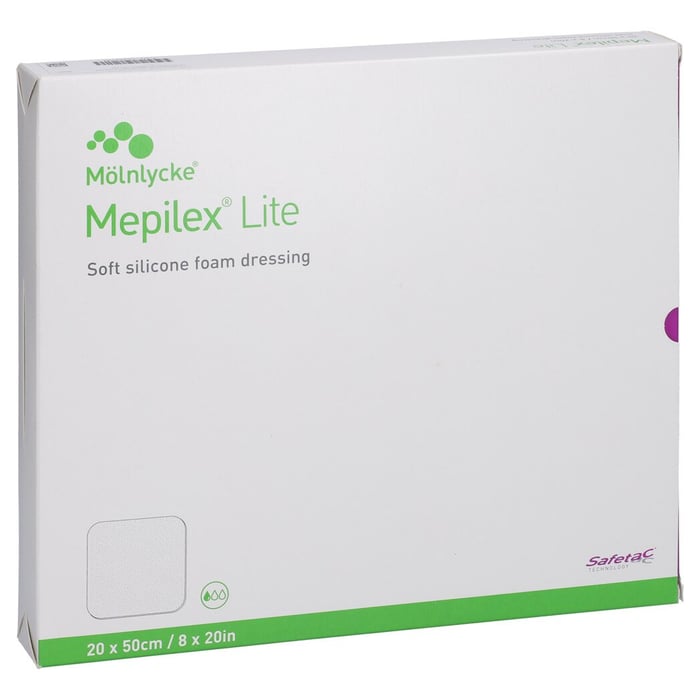 Mepilex Lite Schaumverband 20x50 cm steril