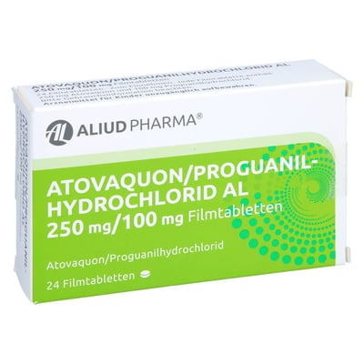 Atovaquon/Proguanilhydrochlorid AL 250 mg/100 mg Produktbild 1