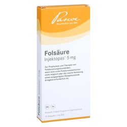 Folsäure Injektopas 5 mg