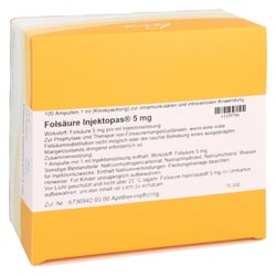 FOLSÄURE Injektopas 5 mg
