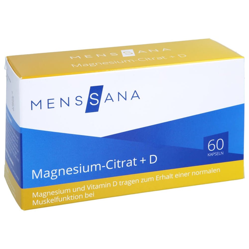 Magnesiumcitrat+d MensSana Kapseln