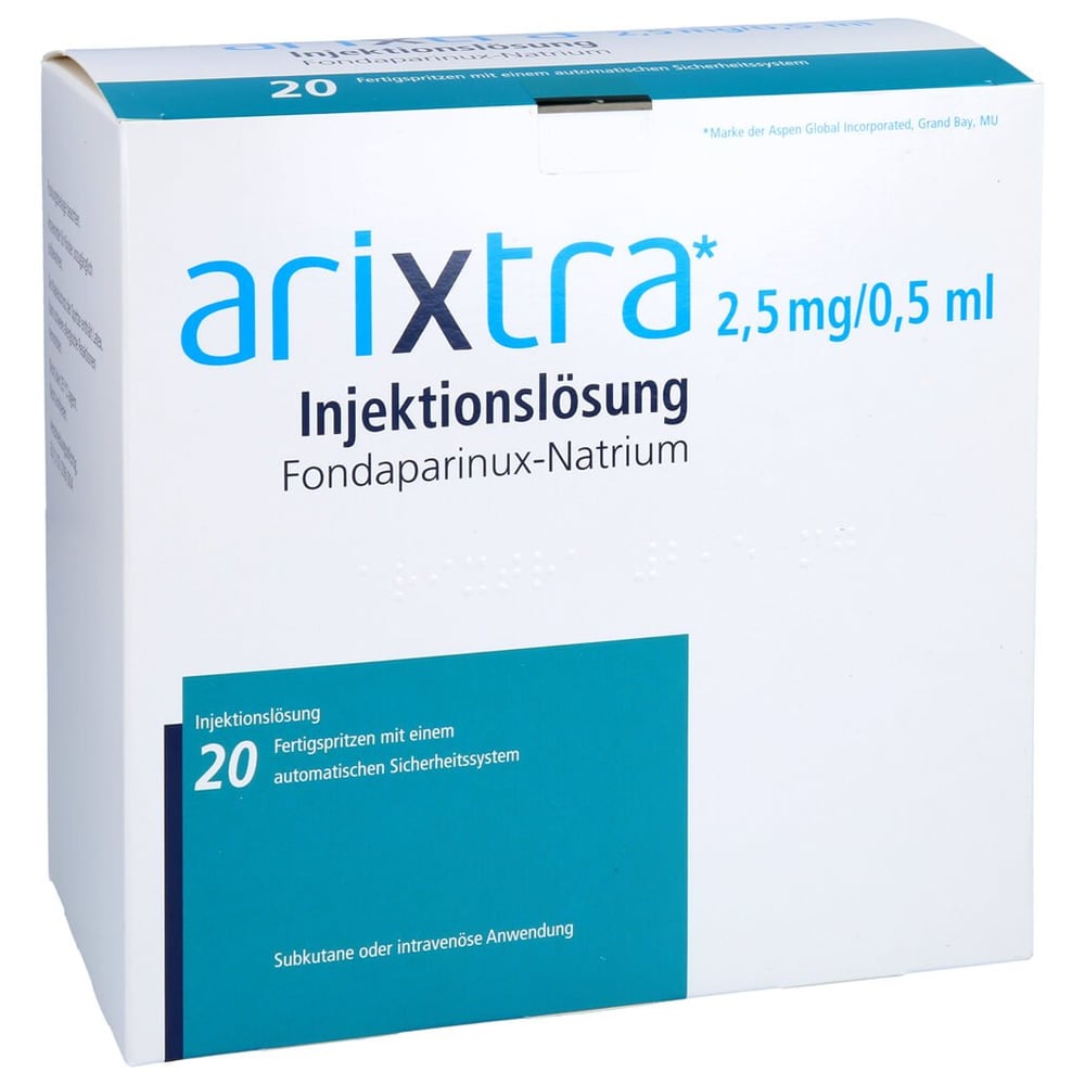 Arixtra 2.5mg/0.5ml Fertigspritze