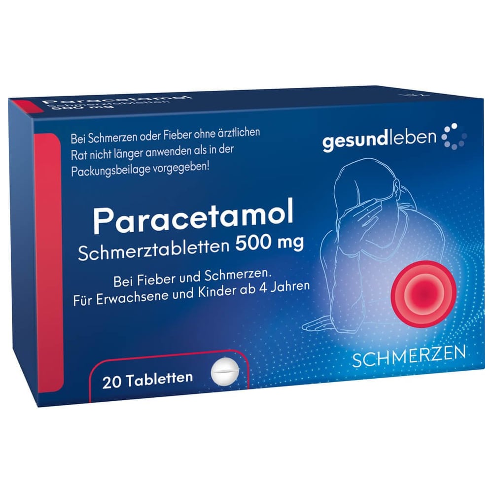 Paracetamol Schmerztabletten 500 mg