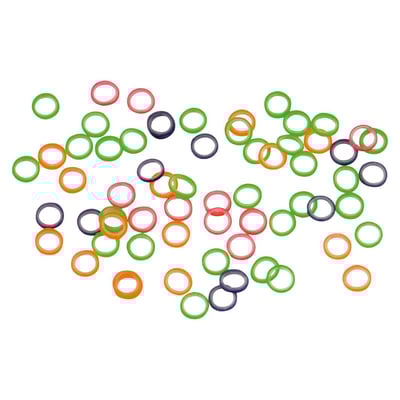 Zahnspangengummis bunt sort.5/16 Med 7.95mm Latex