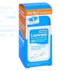 Lactrase 18000 FCC teilbare Tabletten im Spender