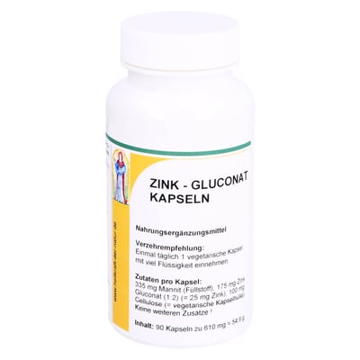 Zink 25 mg Zinkgluconat