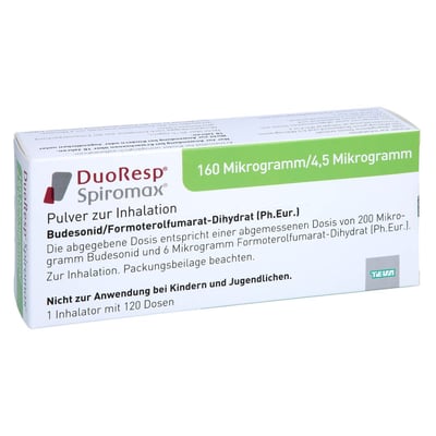 DuoResp Spiromax 160 Mikrogramm/4,5 Mikrogramm/Dosis