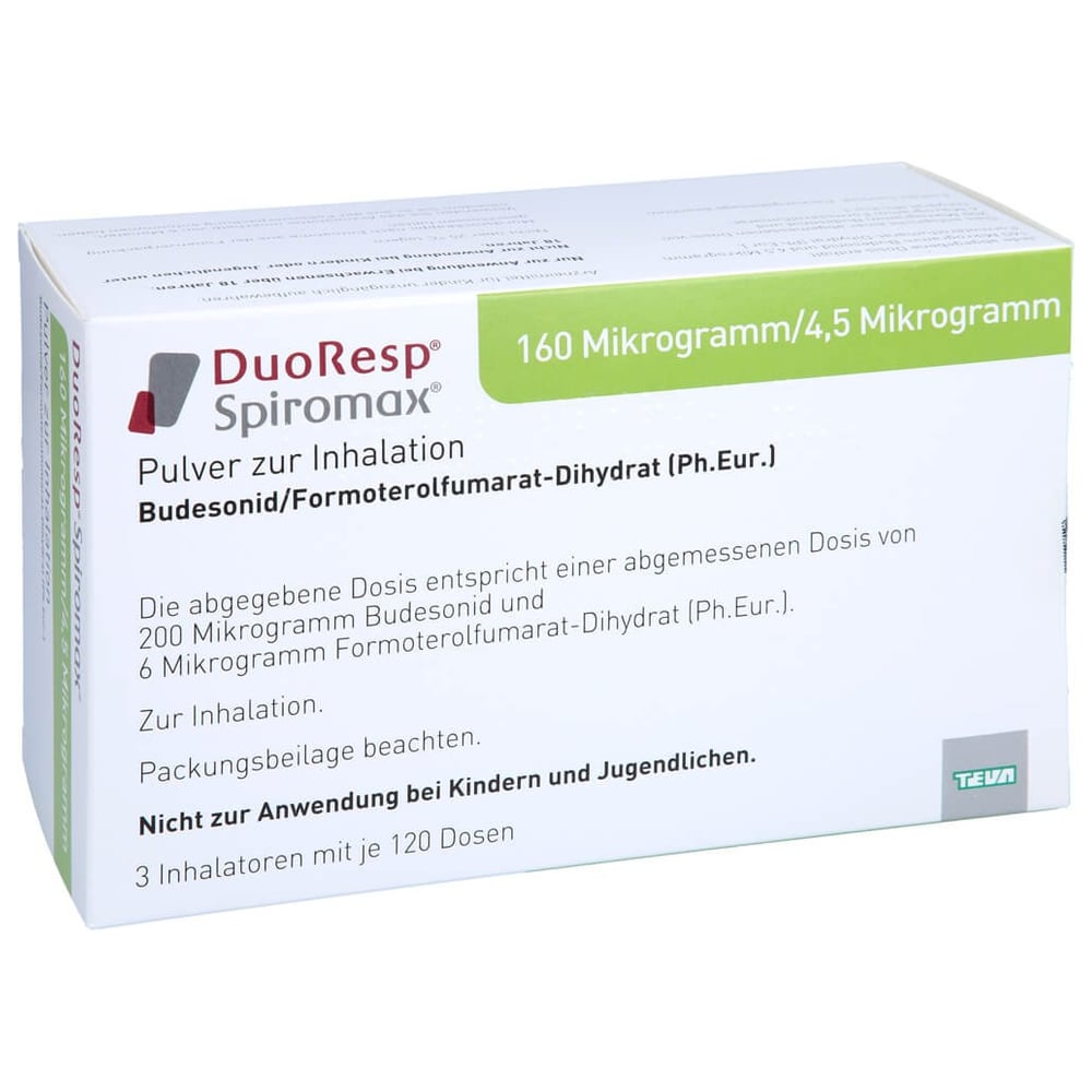 DuoResp Spiromax 160 Mikrogramm/4,5 Mikrogramm/Dosis