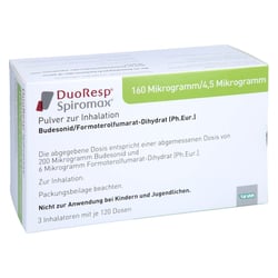 DuoResp Spiromax 160 Mikrogramm/4,5 Mikrogramm/Dosis