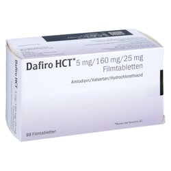 Dafiro HCT 5 mg/160 mg/25 mg