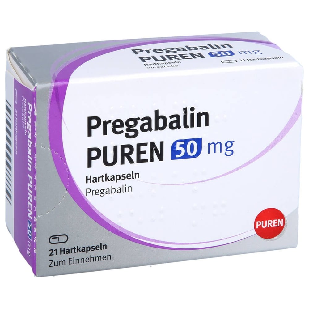 Pregabalin PUREN 50 mg