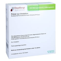 DuoResp Spiromax 160 Mikrogramm/4,5 Mikrogramm/Dosis
