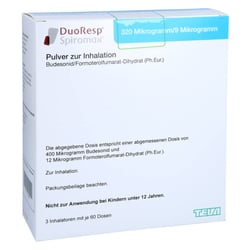 DuoResp Spiromax 320 Mikrogramm/9 Mikrogramm/Dosis