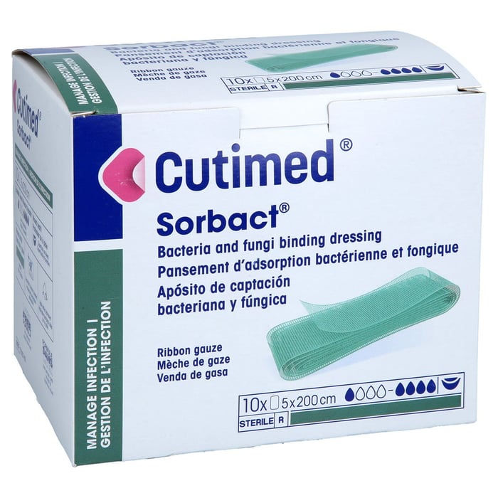 Cutimed Sorbact Tamponaden 5x200 cm