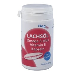 Lachsöl Omega-3 + Vitamin E Kapseln MediFit