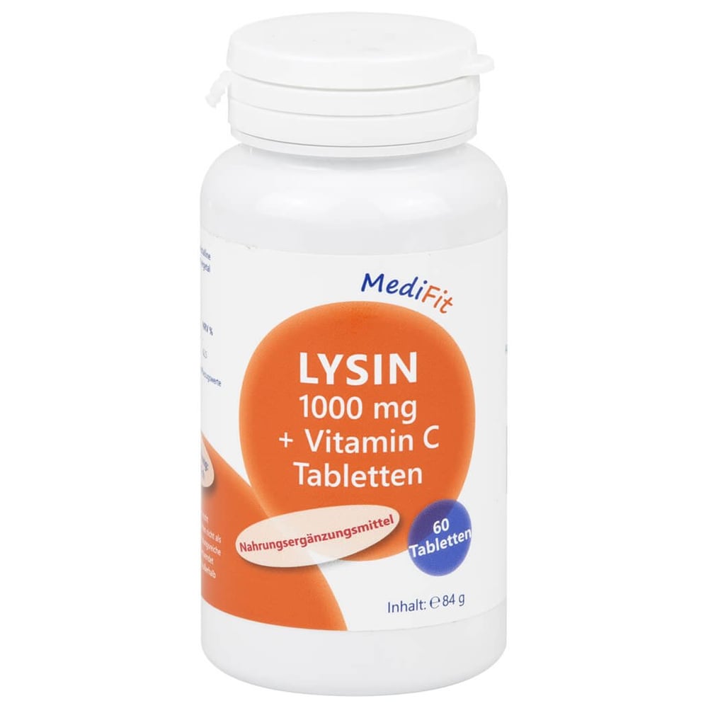 Lysin 1.000 mg + Vitamin C Tabletten MediFit