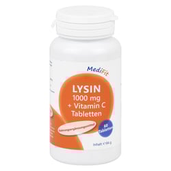 Lysin 1.000 mg + Vitamin C Tabletten MediFit
