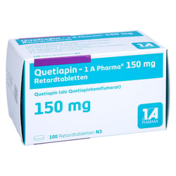 Quetiapin 1 A Pharma 150 mg Retardtabletten