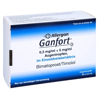 Ganfort 0,3 mg/ml+5 mg/ml AT in Einzeldosisbeh. Produktbild 1