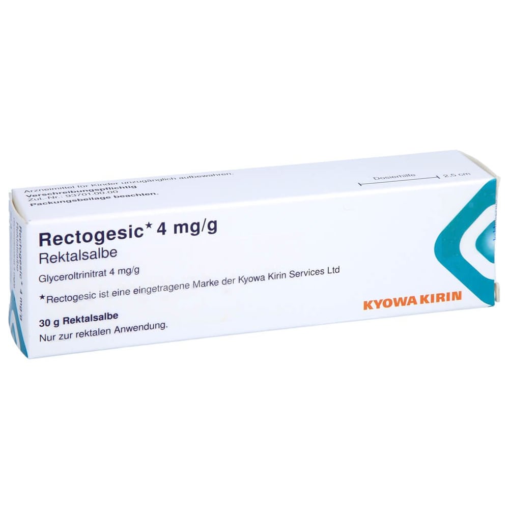 Rectogesic 4 mg/g Rektalsalbe