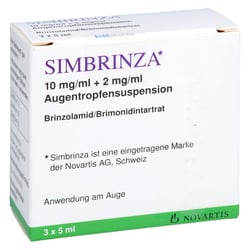 Simbrinza 10 mg/ml + 2 mg/ml Augentropfensusp.