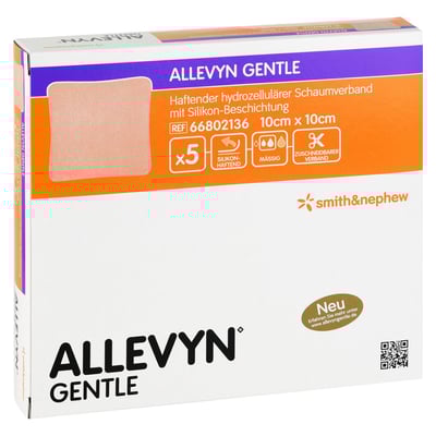 Allevyn Gentle 10x10 cm Schaumverb. Kohlpharma
