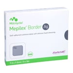 Mepilex Border Ag Schaumverband 7,5x7,5 cm Produktbild 1