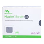 Mepilex Border Ag Schaumverband 7,5x7,5 cm Produktbild 2