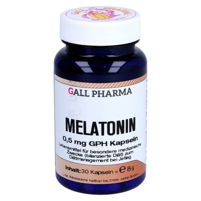 Melatonin 0,5 mg Gph Kap Produktbild 1
