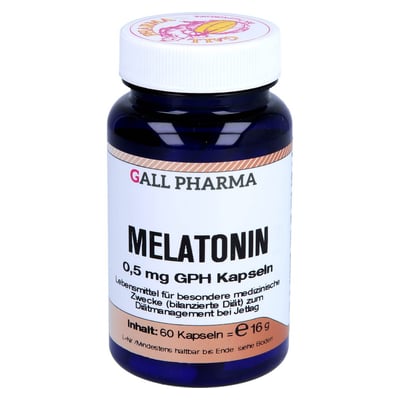 Melatonin 0,5 mg Gph Kap Produktbild 1