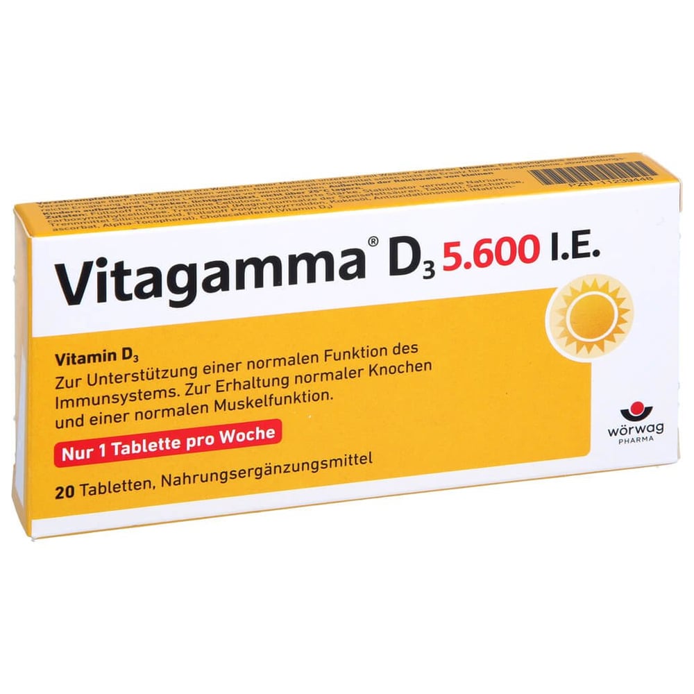 Vitagamma D3 5.600 I.E.Vitamin D3 NEM
