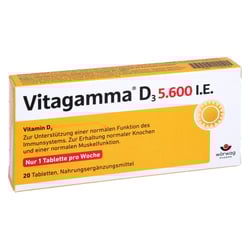 Vitagamma D3 5.600 I.E.Vitamin D3 NEM
