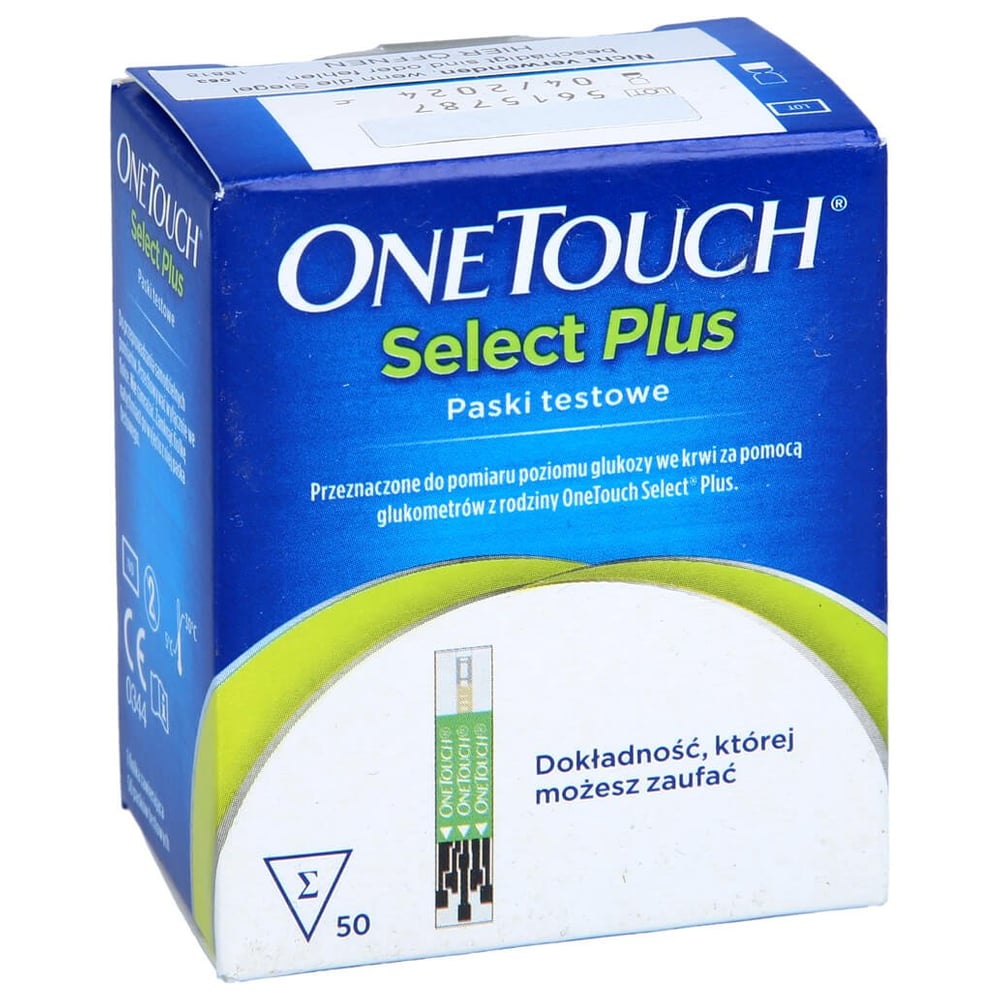 One Touch Select Plus Blutzucker Teststreifen