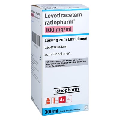 Levetiracetam ratiopharm 100 mg/ml 10 ml Dosierspritze