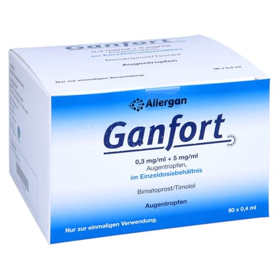 Ganfort 0,3 mg/ml + 5 mg/ml Augentropfen Produktbild 1