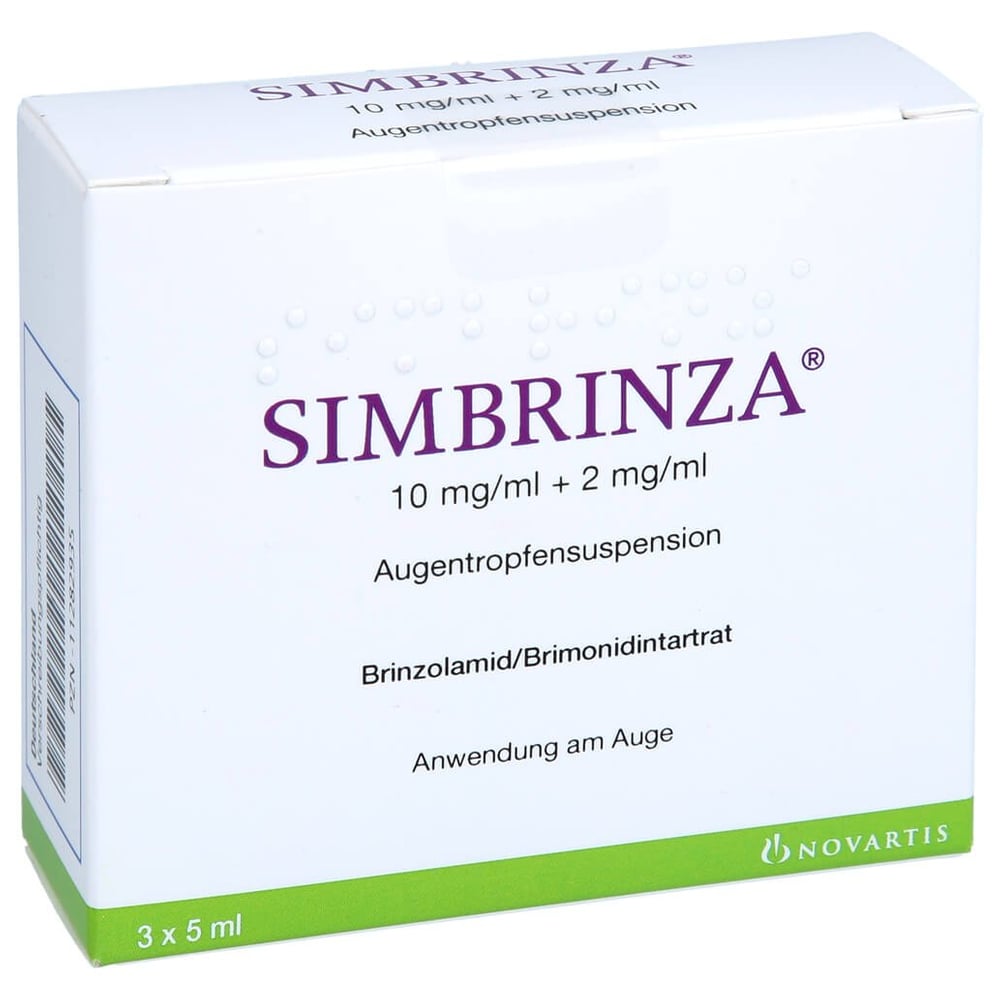 Simbrinza 10mg/ml+2mg/ml
